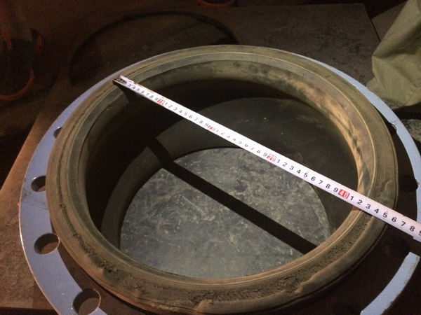 上海淞江橡膠接頭，大口徑法蘭橡膠接頭，橡膠接頭試壓，橡膠接頭漏水