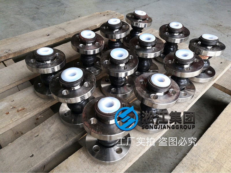 DN15雙球橡膠接頭耐強酸長什么樣？