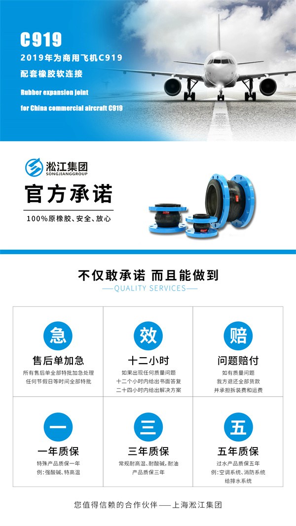 【PTFE】DN100內(nèi)襯四氟橡膠接頭(S30408+NR) 【檢測(cè)中心】DN1600橡膠膨脹節(jié)水壓檢測(cè)機(jī)